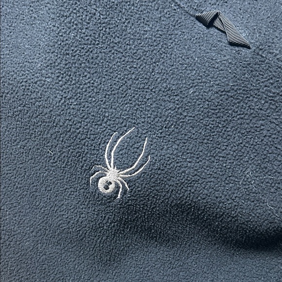 Spyder Black Fleece Jacket for Men - Picture 4 of 4